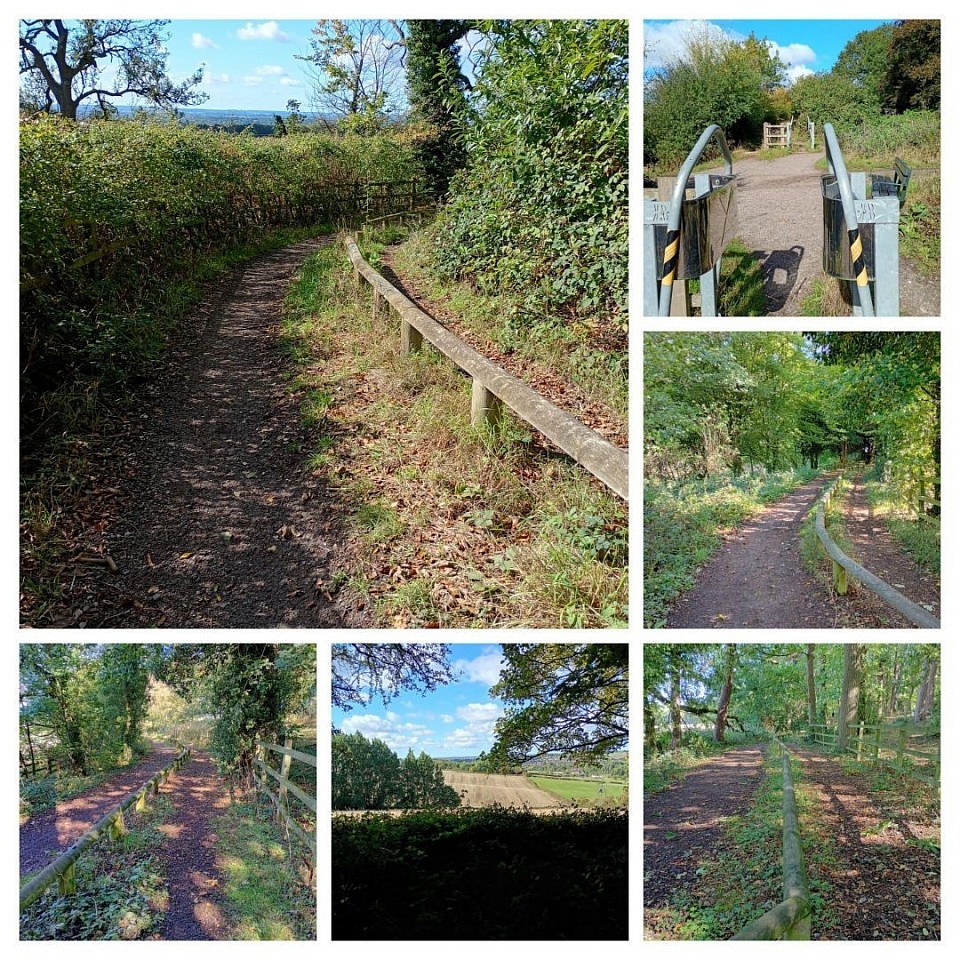 The Eaton's Way near Hopwell Hall,Derbyshire.