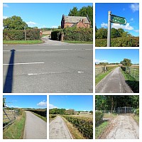 The Lane up to Hopwell Hall.